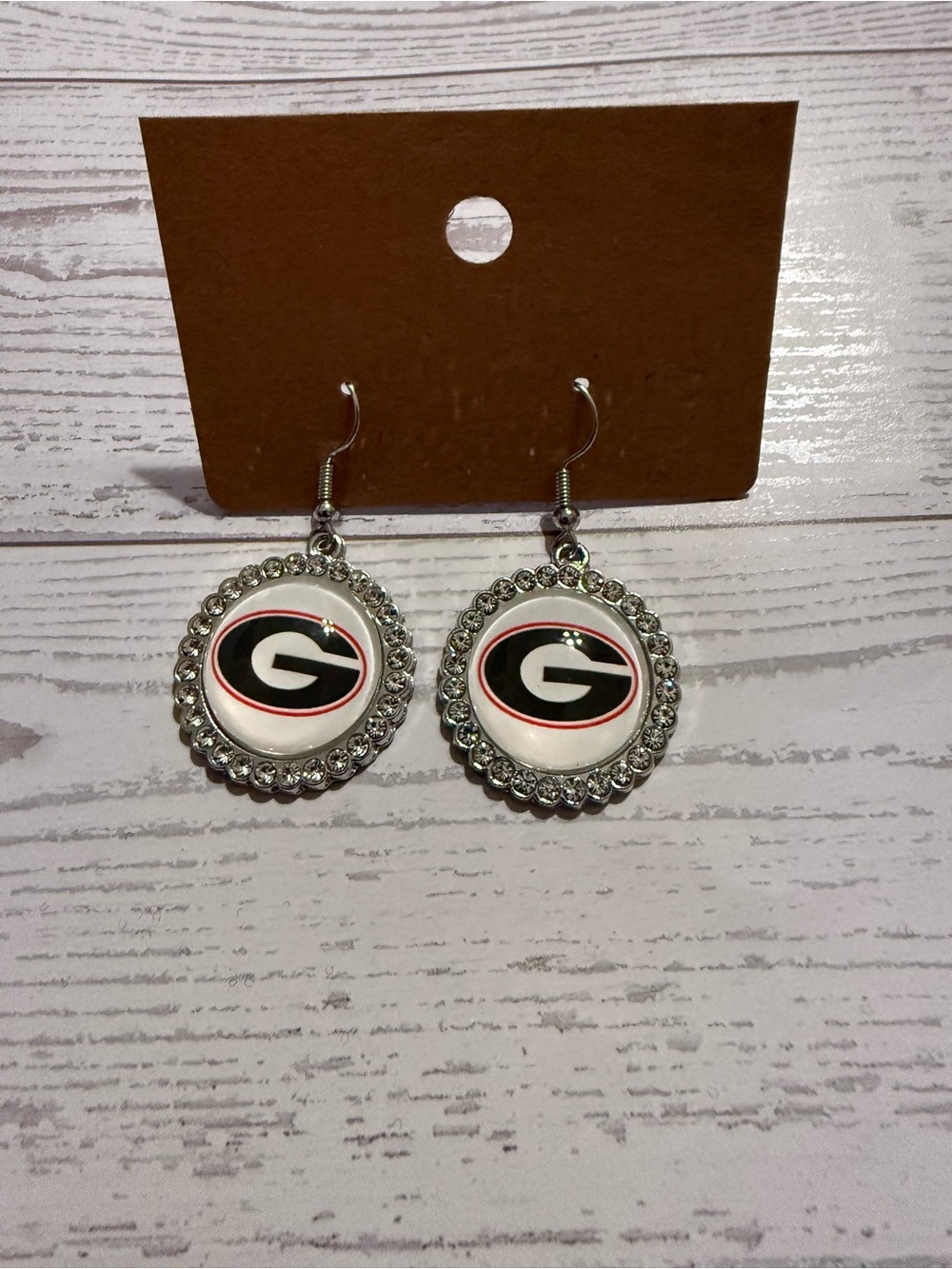 New Georgia Bulldogs Drop Earrings